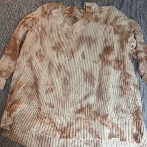 Aerie Open Knit Oversized Sweater | Tie Dye